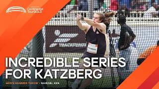 Katzberg throws 84.38m in men's hammer - longest since 2008 | Continental Tour Gold 2024