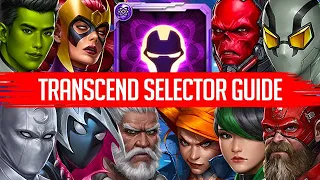 Transcended Selector Guide 2021 (1st to 10th Ranked) - Marvel Future Fight