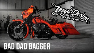 The most INSANE Harley Davidson Bad Dad Bagger // Image Design Custom