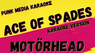 MOTÖRHEAD ✴ ACE OF SPADES✴ KARAOKE INSTRUMENTAL ✴ PMK