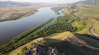 "Спящий Лев" на Селенге  "Sleeping Lion" on Selenga