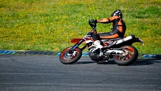 Ktm 690 Smc-R Akrapovic - Nice Track Day !