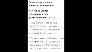 Na cruz do Senhor - Canto de Entrada para Festa da Exaltação da Santa Cruz