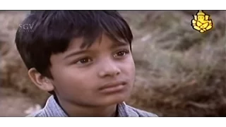 Elu Sutthina Kote Kannada Movie || Small Boy Emotional Speech With Ambarish || Gowthami