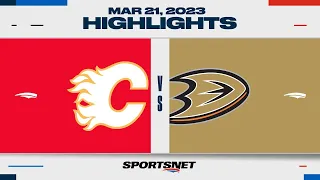 NHL Highlights | Flames vs. Ducks - March 21, 2023