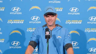 Brandon Staley Postgame Press Conference vs The Eagles | LA Chargers