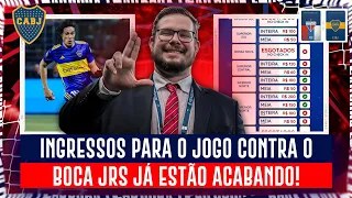 🚨 INGRESSOS PARA O JOGO CONTRA O BOCA JRS JÁ ESTÃO ACABANDO!  CAVANI JOGARÁ CONTRA O FORTALEZA?