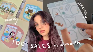 Starting my own business (Selling stickers and prints on Etsy!)