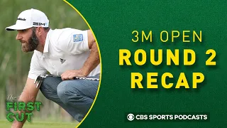 Dustin Johnson Misses The Cut! 3M Open Round 2 Recap | First Cut Golf Podcast