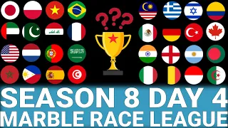 Marble Race League Season 8 DAY 4 Marble Race in Algodoo
