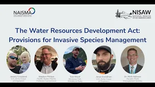 NISAW 2023: The Water Resources Development Act Provisions for Invasive Species Management