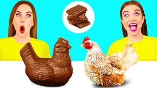 Défi Chocolat vs Réalité Nourriture | Situations Alimentaires Amusantes par BooBoom Challenge
