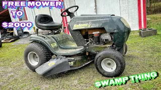 TURN A FREE MOWER INTO $2000 EP 2 | BOLENS RIDING MOWER REVIVAL