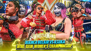 ⚡Wwe 2k23 : Bianca Belair vs Asuka : Wrestlemania 39 | Wwe Raw Women's Championship | Full Match 🔥