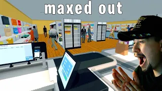 I MAXED OUT MY STORE! | Supermarket Simulator
