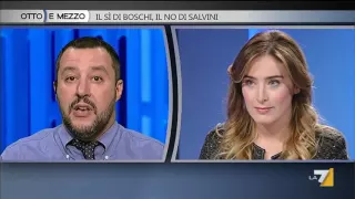 Otto e mezzo - Il SI di Boschi, il NO di Salvini (Puntata 07/10/2016)