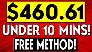 How I Made $460.61 UNDER 10 MINS Using A FREE Marketing Tool! (MAKE MONEY ONLINE)