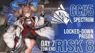 CC#5 Day 7 Locked Down Prison | EASY RISK 8 GUIDE | Arknights