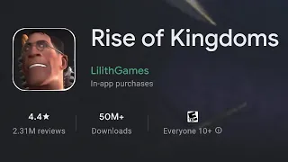 Medic has 20 Million Power in Rise of Kingdoms