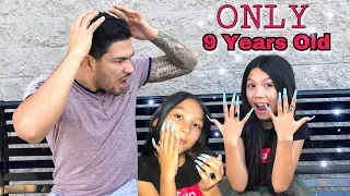 TXUNAMY GETS SUPER LONG ACRYLIC NAILS (First Time) | Familia Diamond