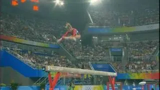 Shawn Johnson (USA) Qualifications BB Beijing Olympic Games 2008