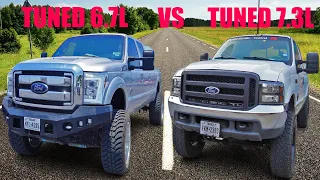 Tuned 6.7L vs Tuned 7.3L Powerstroke