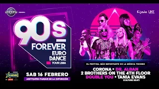 FESTIVAL 90'S FOREVER EURODANCE TOUR LIMA (REEL OFICIAL)