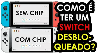 Como é ter um Switch desbloqueado (Com chip e sem chip)