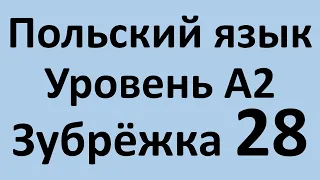 Зубрёжка Польский язык Уровень А2 Урок 28 Польский разговорный Польские диалоги и тексты с переводом