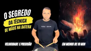 Técnica de Mãos na Bateria - TAP, UP e DOWN | VELOCIDADE E PRECISÃO