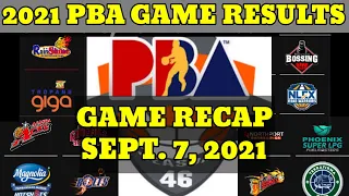 2021 PBA GAME RESULTS RECAP | PBA Update