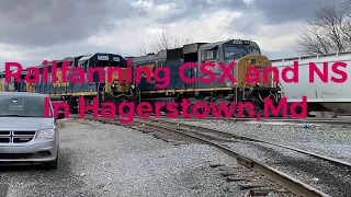 Railfanning CSX and Norfolk Southern in Hagerstown, Md