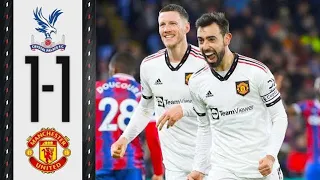 Crystal Palace Vs Manchester United 1-1 All goals & Extended Highlights