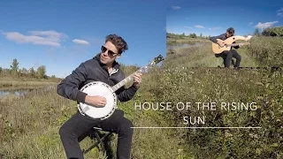 House of the Rising Sun - Harp Guitar/Banjo vs. Electric Cover
