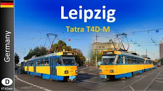 【4K】LEIPZIG TRAM - Tatra T4D-M (2020)