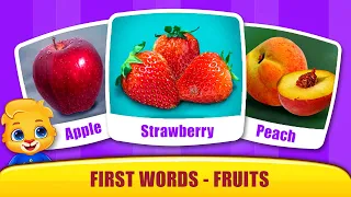 Baby's First Words #6 - Learn Fruit Names with Lucas and Ruby! | RV AppStudios Games