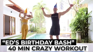 "Ed's Birthday Bash 🥳" 40 Min CRAZY Ladder Workout