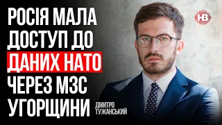 Росія мала доступ до даних НАТО через МЗС Угорщини – Дмитро Тужанський