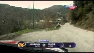 2011 IRC Monte Carlo - Mikkelsen Crash.