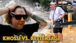 Holzkunst Scholz offiziell: @Knossi vs Kettensäge @San Hejmo