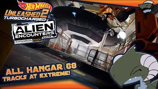 Hot Wheels Unleashed 2 - ALL Hangar 68 Tracks at EXTREME! (Alien Encounters Expansion Pack)