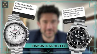 Rolex or Blancpain? How is the new white Moonwatch? …and so on! FRANK ANSWERS