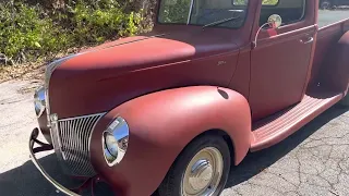 SOLD 1940 Ford Pickup Street Rod Hot Rod Shop Truck