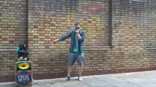 Fredy Beats Street Performer In London