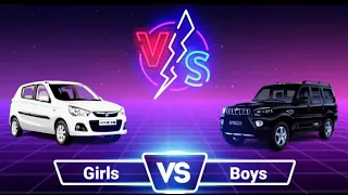 Girls vs boys indian cars simulator 3d game #girl vs #boysattitudestatus #fortuner #status  #shorts