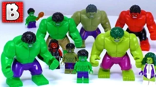 Every LEGO HULK Minfigure Ever Made!!! | Collection Review