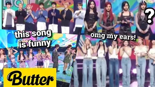 Kpop Idols Reaction to BTS BUTTER 2021