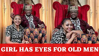 Regina Daniels and  actor Alex Usifo As Girl With Eyes for Old Men/Ned Nwoko/Alex Usifo