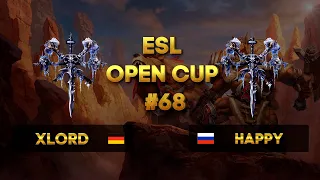 Happy (UD) vs Xlord (UD) Final ESL Open Cup #68  с Майкером