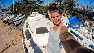 We Bought a ONE EURO (1€!!) Boat and We Got Given a lot of Free Stuff 🤑 | SAILING SEABIRD Ep. 9